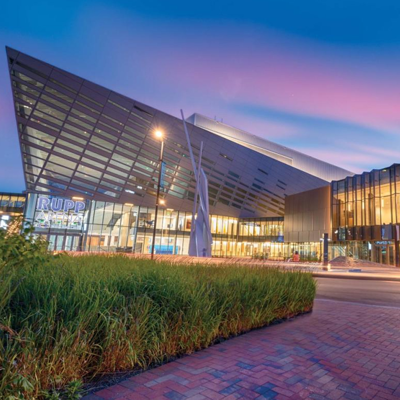 Central Bank Center and Rupp Arena in Lexington, Kentucky